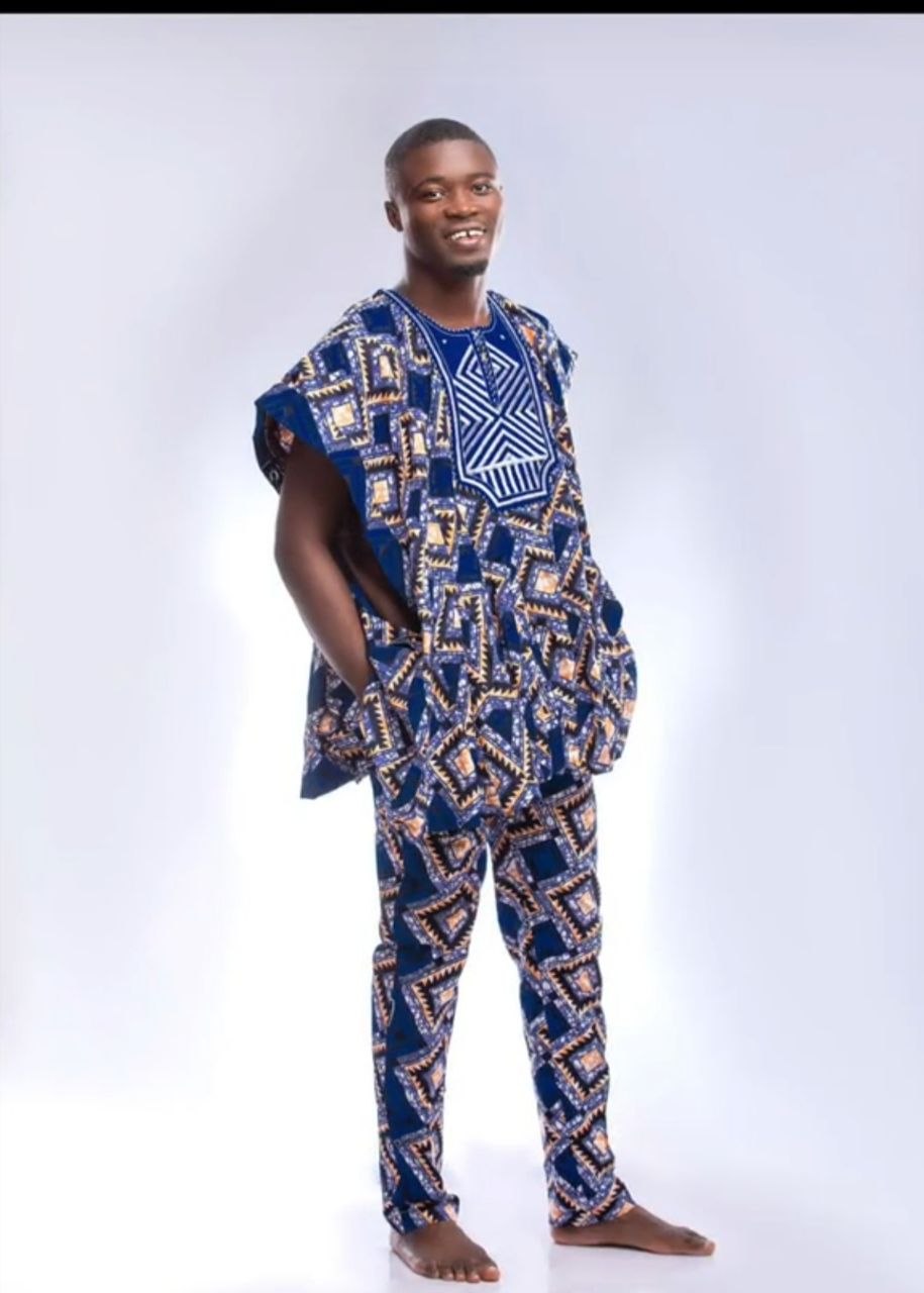 Traditional print agbada